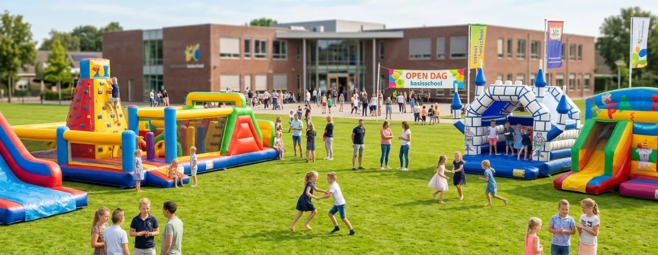 Open dag organiseren met Springkussenverhuur Parkstad