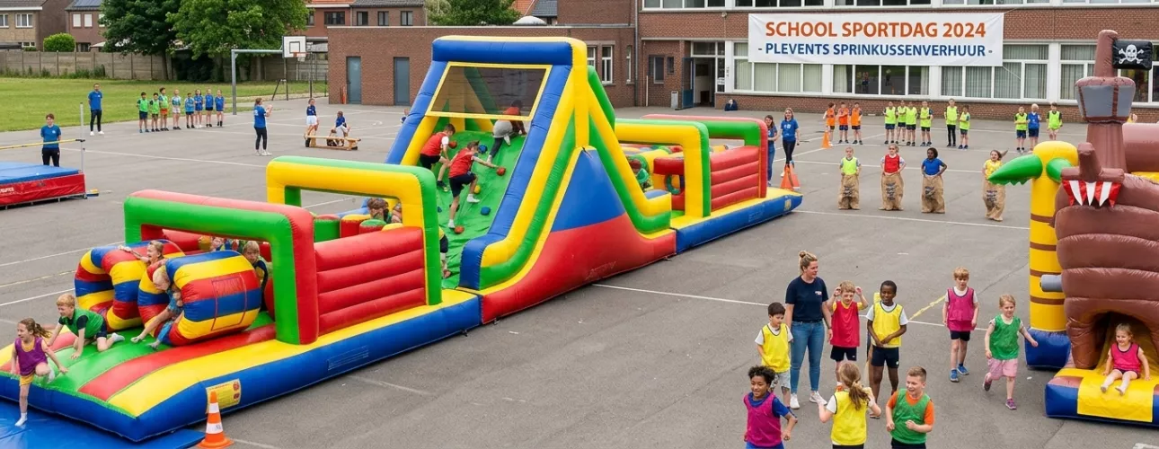 Sportdag organiseren met Springkussenverhuur Parkstad